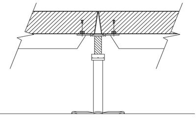 Struttura ST3 C25 per pavimenti sopraelevati Struttura ST3 C25 per pavimenti sopraelevati